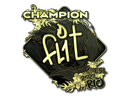 Sticker | FL1T (Gold, Champion) | Rio 2022