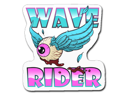 Sticker | Miami Wave Rider/20fx20