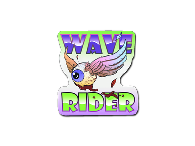Autocolante | Toxic Wave Rider
