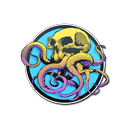 Sticker | Sunset Ocean Tentaskull