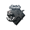 Sticker | Black Jaggyfish