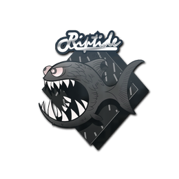 Sticker | Black Jaggyfish