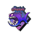 Sticker | Purple Jaggyfish