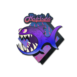 Sticker | Purple Jaggyfish