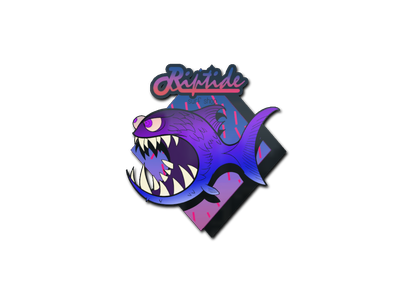 Autocolante | Purple Jaggyfish