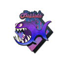 Sticker | Purple Jaggyfish