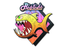 Sticker | Yellow Jaggyfish