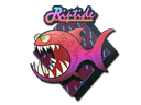 Sticker | Pink Jaggyfish