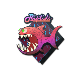 Sticker | Pink Jaggyfish