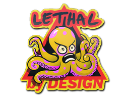 Sticker | Yellow Lethal