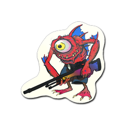 Sticker | Red Cyclawps