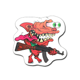 Sticker | Red Shark Shooter