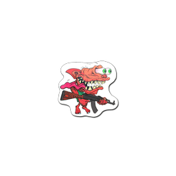 Sticker | Red Shark Shooter