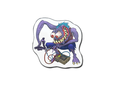 Sticker | Requin-bombe : violet