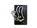 Sticker | Hello FAMAS (Gold)