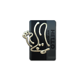 Sticker | Hello FAMAS (Gold)