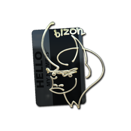 Sticker | Hello PP-Bizon (Gold)