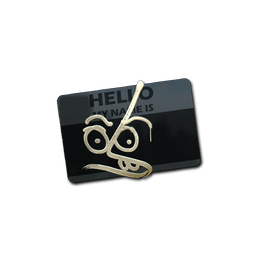 Sticker | Hello MP7 (Gold)