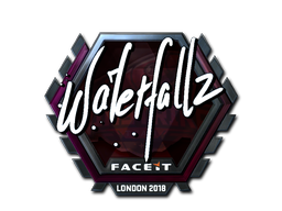 Çıkartma | waterfaLLZ (Parlak) | Londra 2018