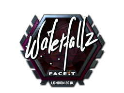 Pegatina | waterfaLLZ (reflectante) | Londres 2018