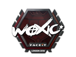 Наклейка | woxic | Лондон 2018