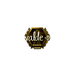 Sticker | v4lde (Gold) | London 2018