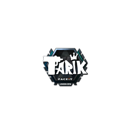 free cs2 skins Sticker | tarik (Foil) | London 2018