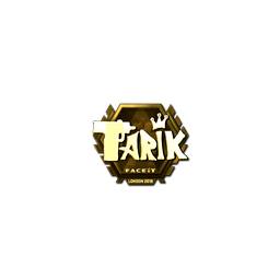 Sticker | tarik (Gold) | London 2018