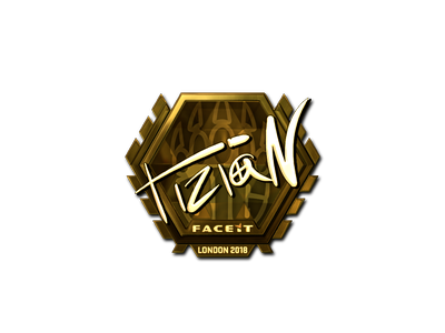 Sticker | tiziaN (Gold) | London 2018