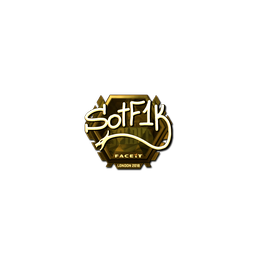 Sticker | S0tF1k (Gold) | London 2018