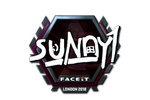 Sticker | suNny (Foil) | London 2018