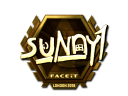 Sticker | suNny (Gold) | London 2018