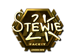 Sticker | Stewie2K (Gold) | London 2018