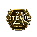 Sticker | Stewie2K (Gold) | London 2018