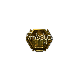 Sticker | smooya (Gold) | London 2018