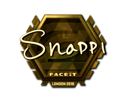 Sticker | Snappi (Gold) | London 2018