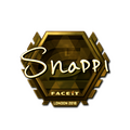 Sticker | Snappi (Gold) | London 2018