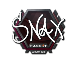 Aufkleber | Snax | London 2018