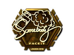 somebody (золотая) | Лондон 2018