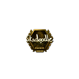 free cs2 skins Sticker | Skadoodle (Gold) | London 2018