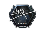 Sticker | shox (Foil) | London 2018