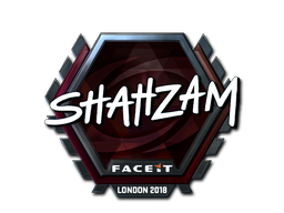 Наклейка | ShahZaM (металлическая) | Лондон 2018