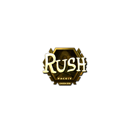 Sticker | RUSH (Gold) | London 2018