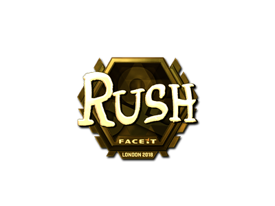 Sticker | RUSH (Gold) | London 2018
