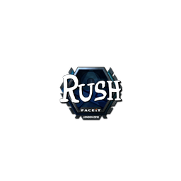 free cs2 skins Sticker | RUSH (Foil) | London 2018