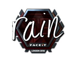 Наліпка | rain (лискуча) | Лондон 2018