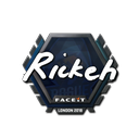 Sticker | Rickeh | London 2018