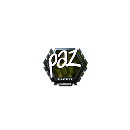 Sticker | paz (Foil) | London 2018