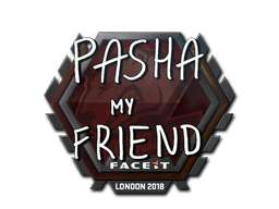Наклейка | pashaBiceps | Лондон 2018