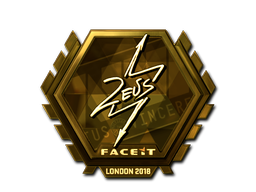 Sticker | Zeus (Gold) | London 2018